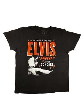 Elvis Presley The King of Rock & Roll Live In Concert Graphic T-Shirt